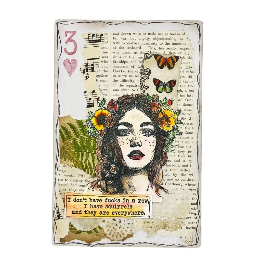 Rubber Stamps - Flora A6 - IndigoBlu - Tidformera