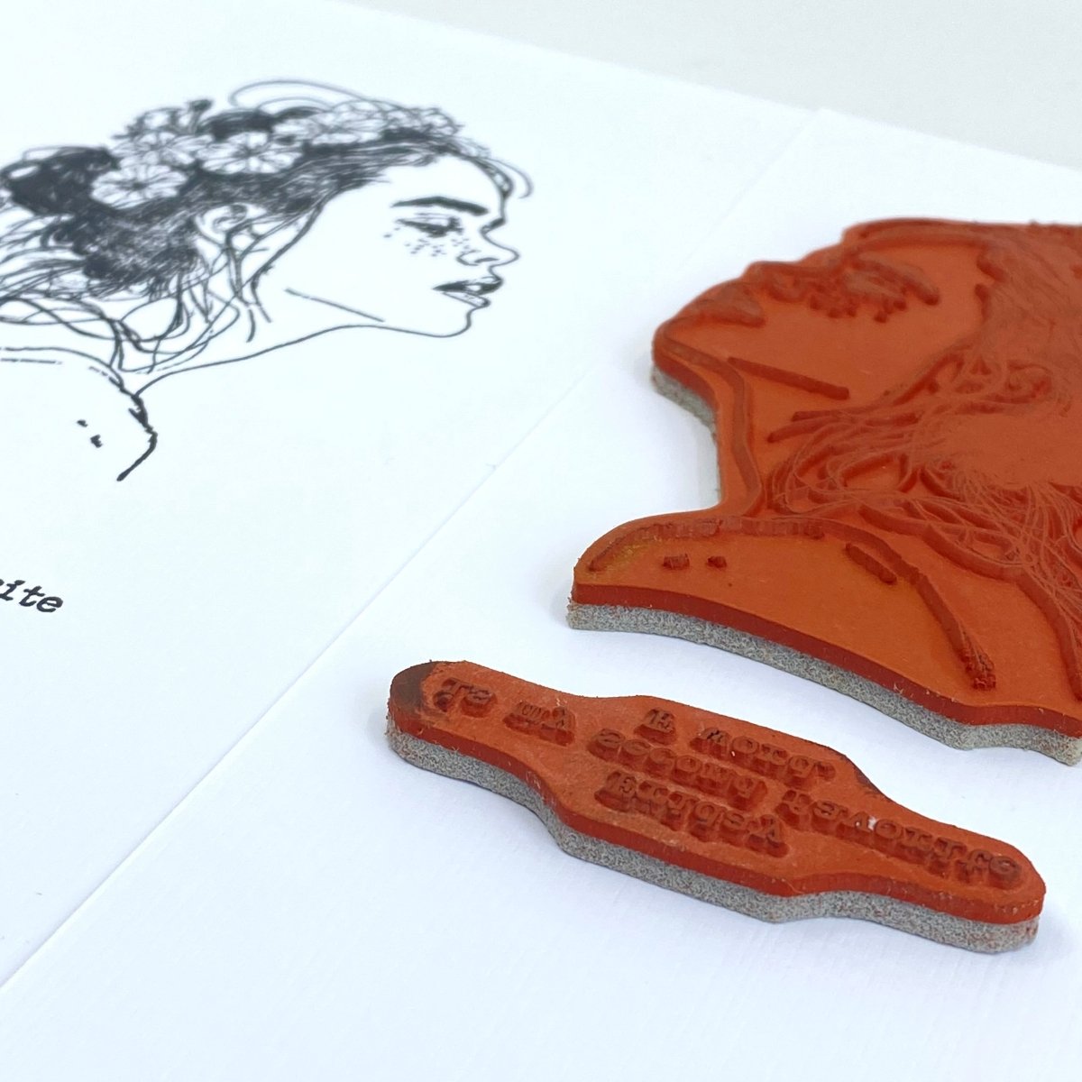 Rubber Stamps - Florence A6 - IndigoBlu - Tidformera