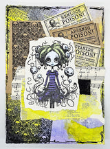 Rubber Stamps - Poison Labels A6 - IndigoBlu - Tidformera