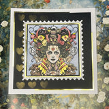 Rubber Stamps - Queen of Hearts A6 - 3 - IndigoBlu - Tidformera