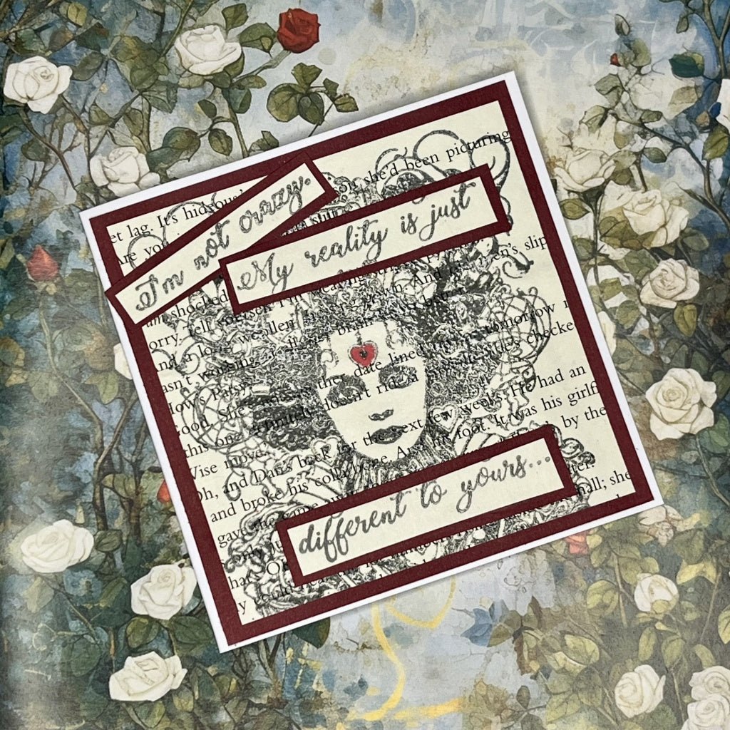 Rubber Stamps - Queen of Hearts A6 - 4 - IndigoBlu - Tidformera