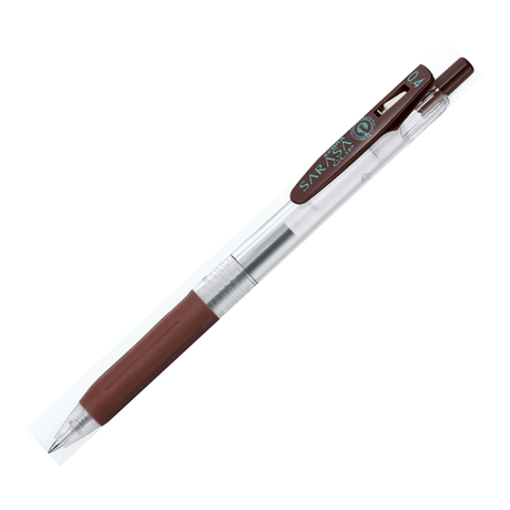 Sarasa Clip 0,4 Gelpenna - Brown - 1 - Zebra - Tidformera