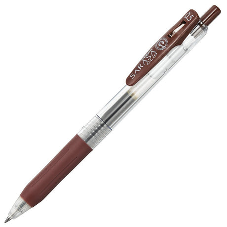 Sarasa Clip 0,5 Gelpenna - Brown - 1 - Zebra - Tidformera