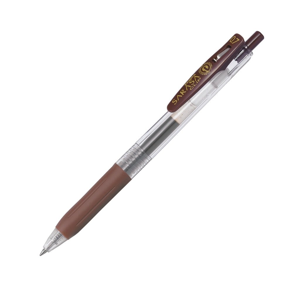 Sarasa Clip 0,7 Gelpenna - Brown - 1 - Zebra - Tidformera