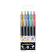 Sarasa Gelpenna DecoshineColor 5-pack - Zebra - Tidformera