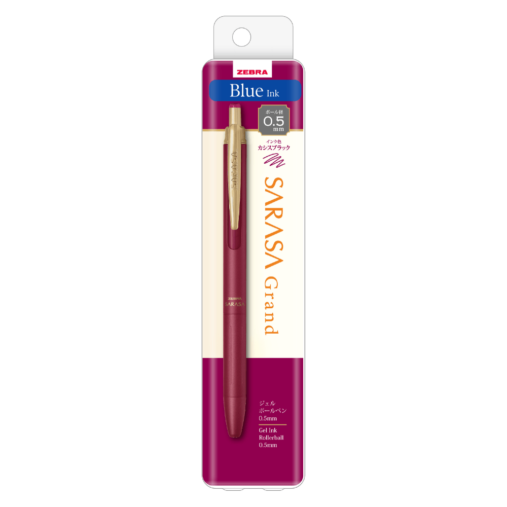 Sarasa Grand Gelpenna - Wine red - 3 - Zebra - Tidformera