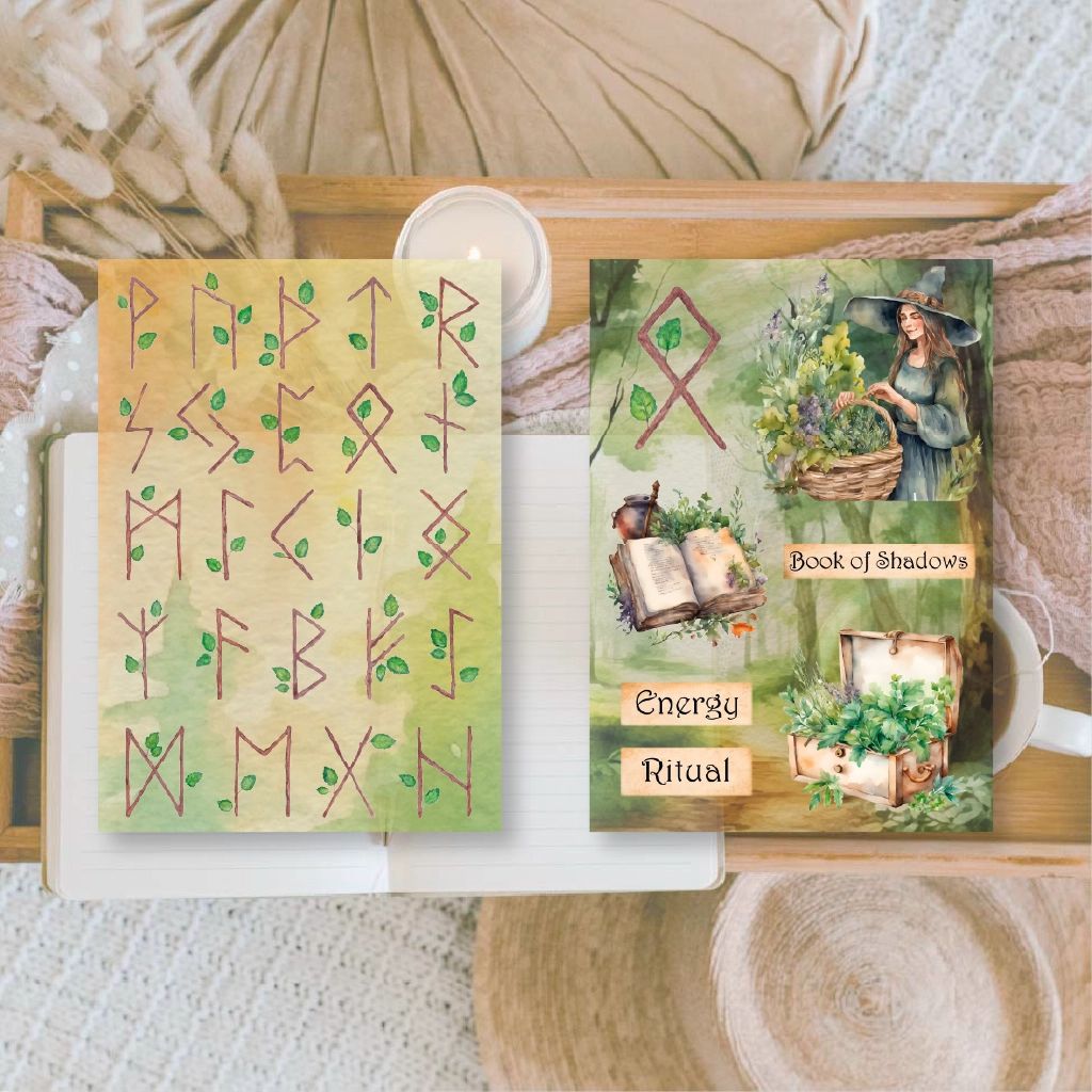 Scrap Paper 7,4 x 10,5 - Earth Witches - 2 - Plan & Plot Studio - Tidformera