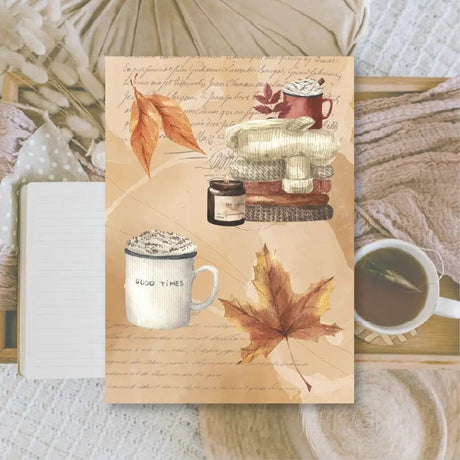 Scrapbook Paper 10,5 x 14,8 - Cozy Autumn - 7 - Plan & Plot Studio - Tidformera