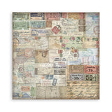 Scrapbookingpapper - Art of Travelling - Maxi Pad - Stamperia - Tidformera