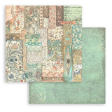 Scrapbookingpapper - Backgrounds - Brocante Antiques - Stamperia - Tidformera