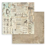 Scrapbookingpapper - Backgrounds - Brocante Antiques - Stamperia - Tidformera