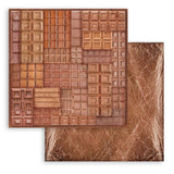 Scrapbookingpapper - Backgrounds - Coffee and Chocolate - Stamperia - Tidformera