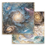 Scrapbookingpapper - Backgrounds - Cosmos Infinity - Stamperia - Tidformera