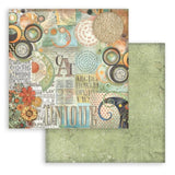 Scrapbookingpapper - Backgrounds - Furry Friends - 6 - Stamperia - Tidformera