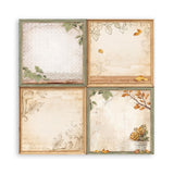 Scrapbookingpapper - Backgrounds - Golden Harmony - Maxi Pad - Stamperia - Tidformera