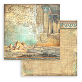 Scrapbookingpapper - Backgrounds - Land of Pharaohs - Stamperia - Tidformera