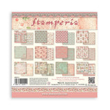 Scrapbookingpapper - Backgrounds - Rose Parfum - Stamperia - Tidformera