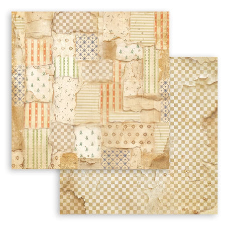 Scrapbookingpapper - Backgrounds - Silent Night - 17 - Stamperia - Tidformera