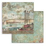 Scrapbookingpapper - Backgrounds - Sir Vagabond Aviator - Stamperia - Tidformera