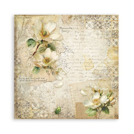 Scrapbookingpapper - Double faced - All Around - 5 - Stamperia - Tidformera