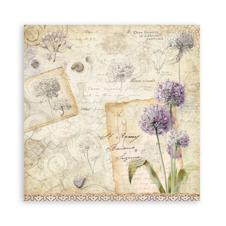 Scrapbookingpapper - Double faced - All Around - 11 - Stamperia - Tidformera