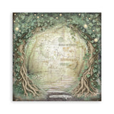 Scrapbookingpapper - Herbarium Silvae - Maxi Pad - 22 - Stamperia - Tidformera