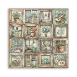 Scrapbookingpapper - Herbarium Silvae - Maxi Pad - 19 - Stamperia - Tidformera