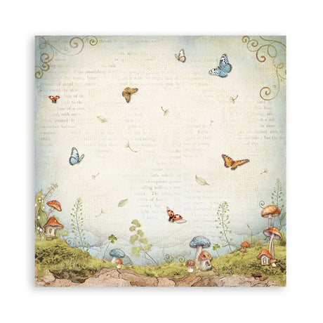 Scrapbookingpapper - Hidden Grove - Maxi Pad - 7 - Stamperia - Tidformera