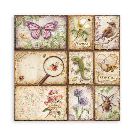 Scrapbookingpapper - Maxi Pad - All Around - 19 - Stamperia - Tidformera