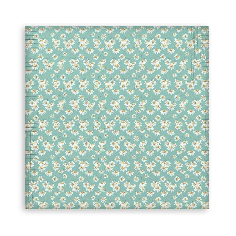 Scrapbookingpapper - Maxi Pad - Daisy Art - 8 - Stamperia - Tidformera