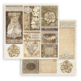 Scrapbookingpapper - Old Lace - Stamperia - Tidformera