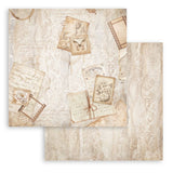 Scrapbookingpapper - Quiet Days - Double faced - 4 - Stamperia - Tidformera