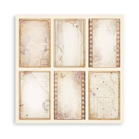 Scrapbookingpapper - Quiet Days - Maxi Pad - 5 - Stamperia - Tidformera