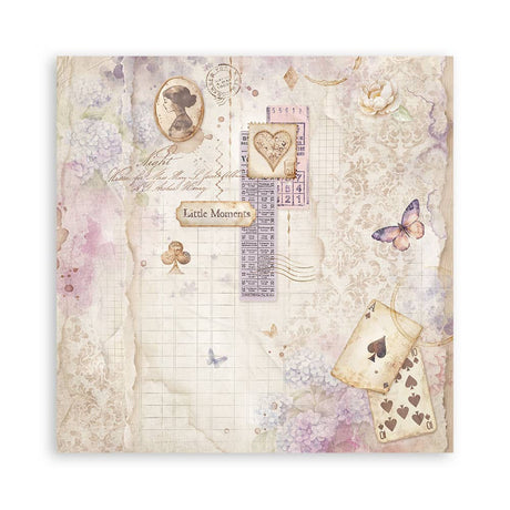 Scrapbookingpapper - Quiet Days - Maxi Pad - 20 - Stamperia - Tidformera