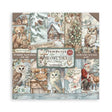 Scrapbookingpapper - The Owl's House - Double faced - 1 - Stamperia - Tidformera
