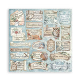 Scrapbookingpapper - The Owl's House - Double faced - 2 - Stamperia - Tidformera