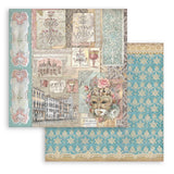 Scrapbookingpapper - Venice City of Art - Double faced - 4 - Stamperia - Tidformera