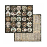 Scrapbookingpapper - Voyages Fantastiques - Double faced - 9 - Stamperia - Tidformera