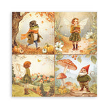Scrapbookingpapper - Whispering Woods - Double faced - 25 - Stamperia - Tidformera