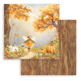 Scrapbookingpapper - Whispering Woods - Double faced - 15 - Stamperia - Tidformera
