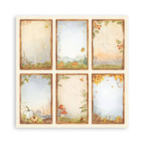 Scrapbookingpapper - Whispering Woods - Double faced - 29 - Stamperia - Tidformera