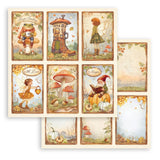 Scrapbookingpapper - Whispering Woods - Double faced - 27 - Stamperia - Tidformera