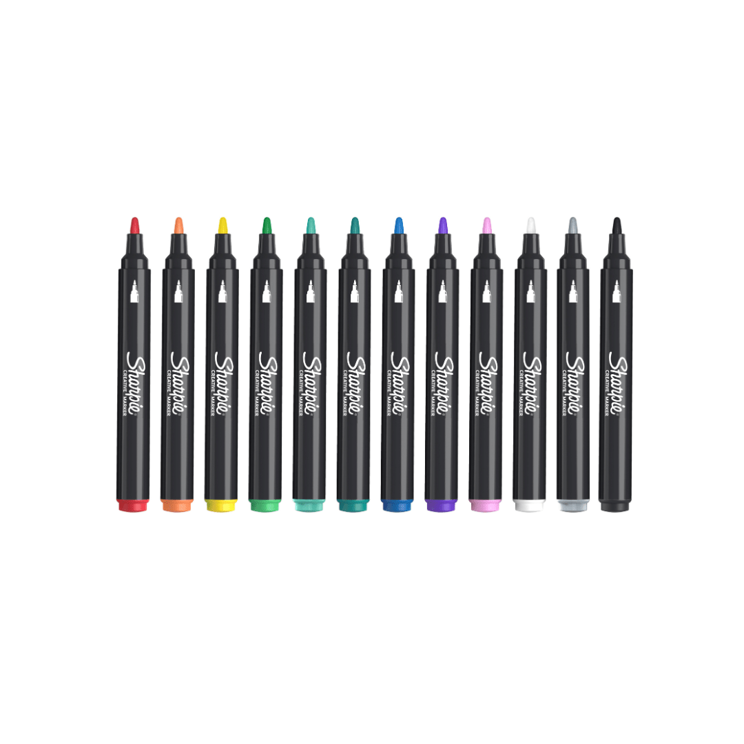 Sharpie Creative Markers Bullet tip - 12 - pack - 2 - Sharpie - Tidformera