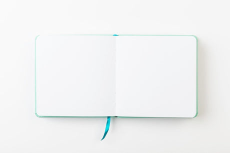 Sketchbook 14 x 14 - Mint green - 3 - Darwi - Tidformera