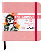Sketchbook 14 x 14 - Soft pink - 1 - Darwi - Tidformera