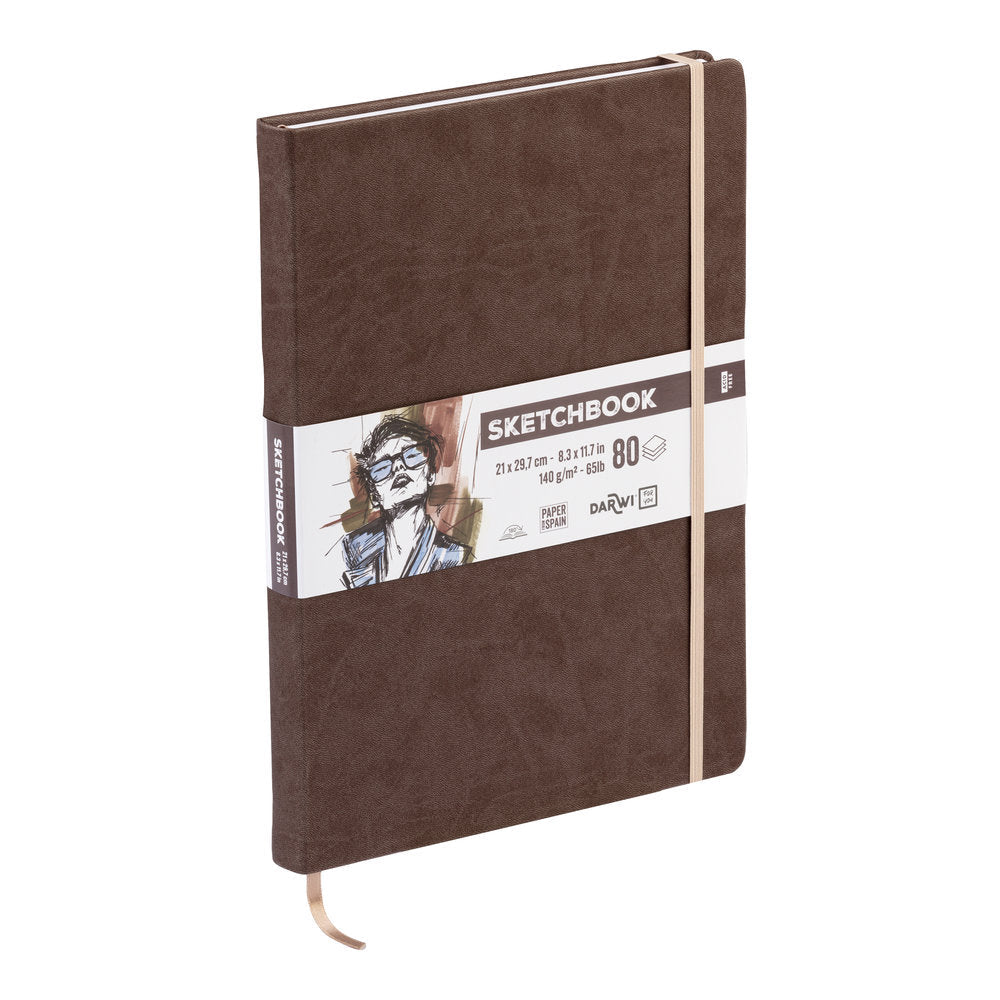 Sketchbook A4 - Brown - 5 - Darwi - Tidformera