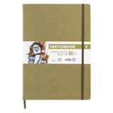 Sketchbook A4 - Khaki - 1 - Darwi - Tidformera