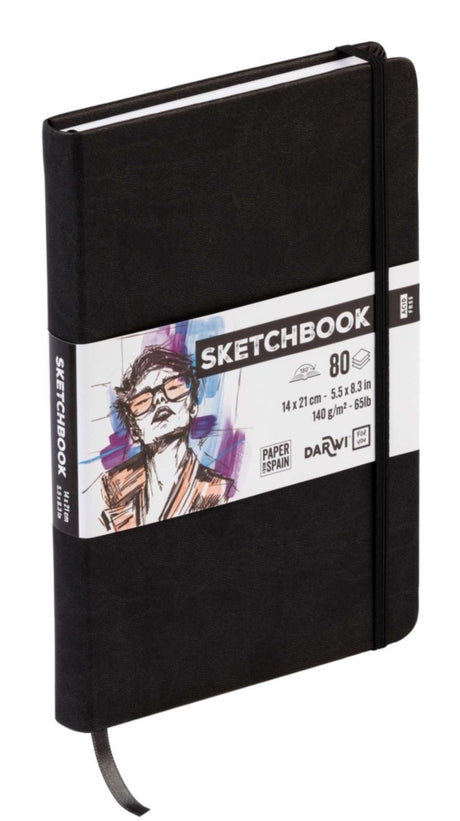 Sketchbook A5 - Black - 2 - Darwi - Tidformera
