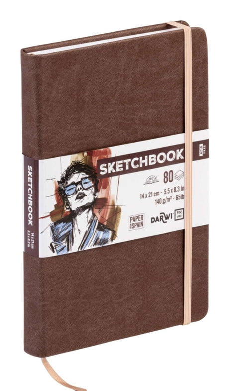 Sketchbook A5 - Brown - 2 - Darwi - Tidformera
