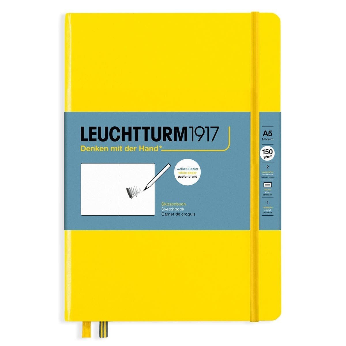 Sketchbook A5 Skissbok Lemon - Leuchtturm1917 - Tidformera